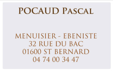 Encart annonceur Pocaud Pascal